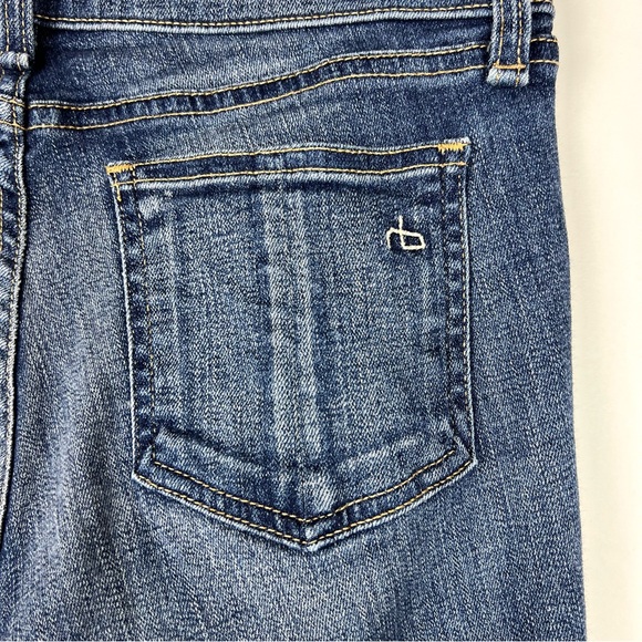 Rag & Bone Skinny Denim Jeans Preston Medium Wash Size 27 Mid Rise - Picture 9 of 16